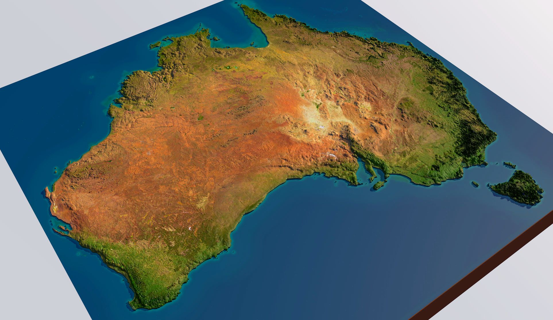 Australia 3d model