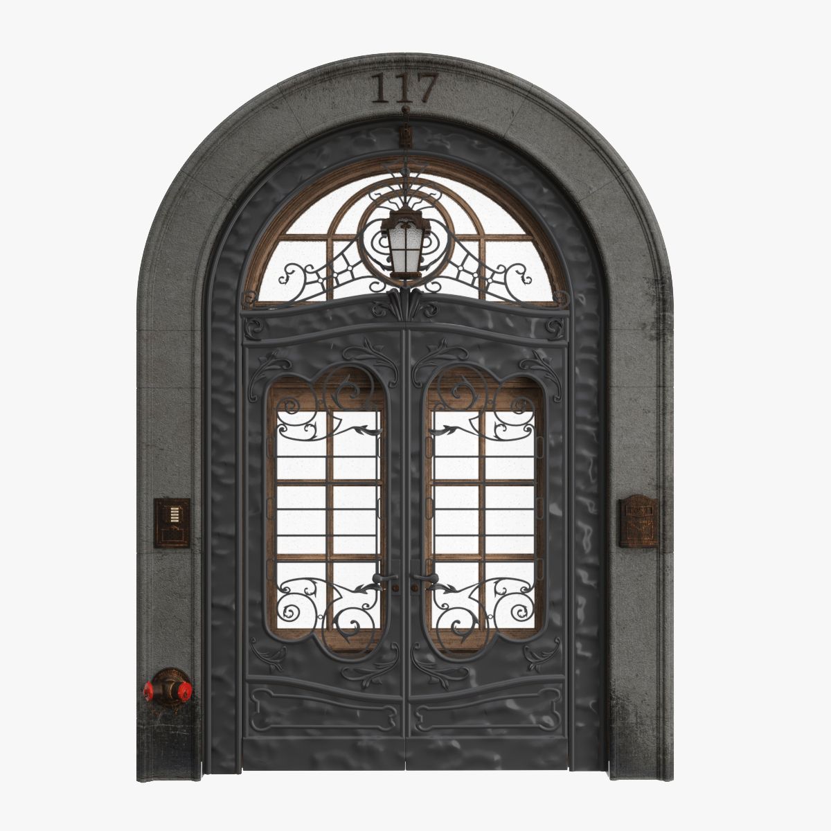 doors entry 3d model