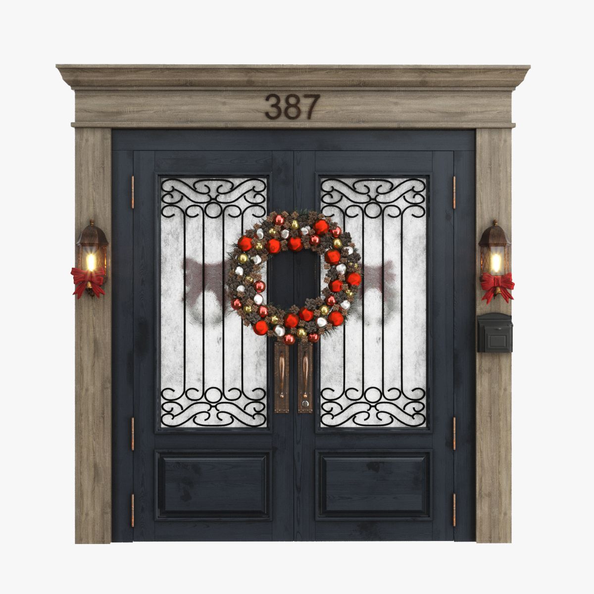 doors entry 2 3d model