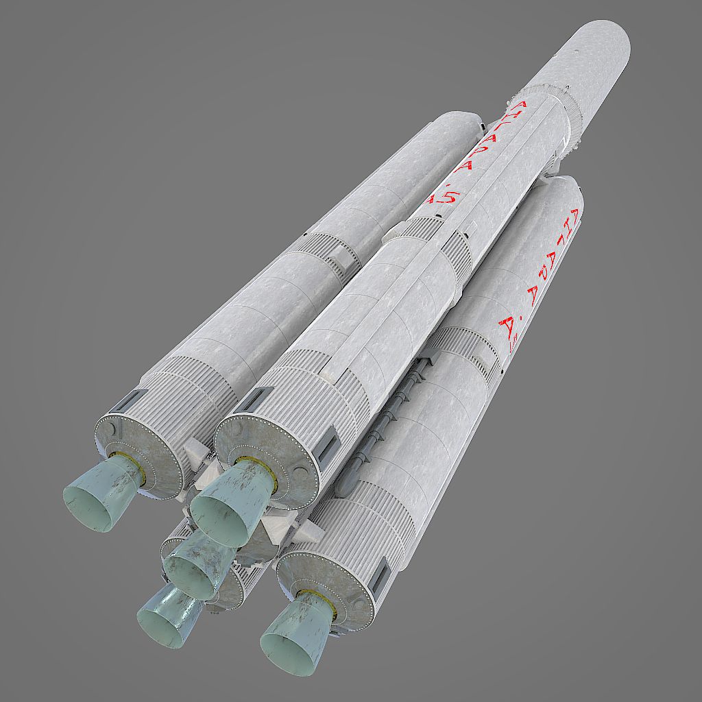 Angara A-5 3d model