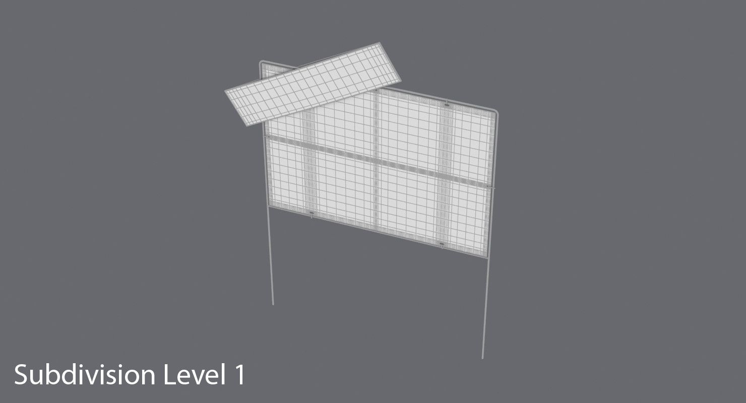 Haus für Verkaufs-Zeichen 02 verkauft royalty-free 3d model - Preview no. 17