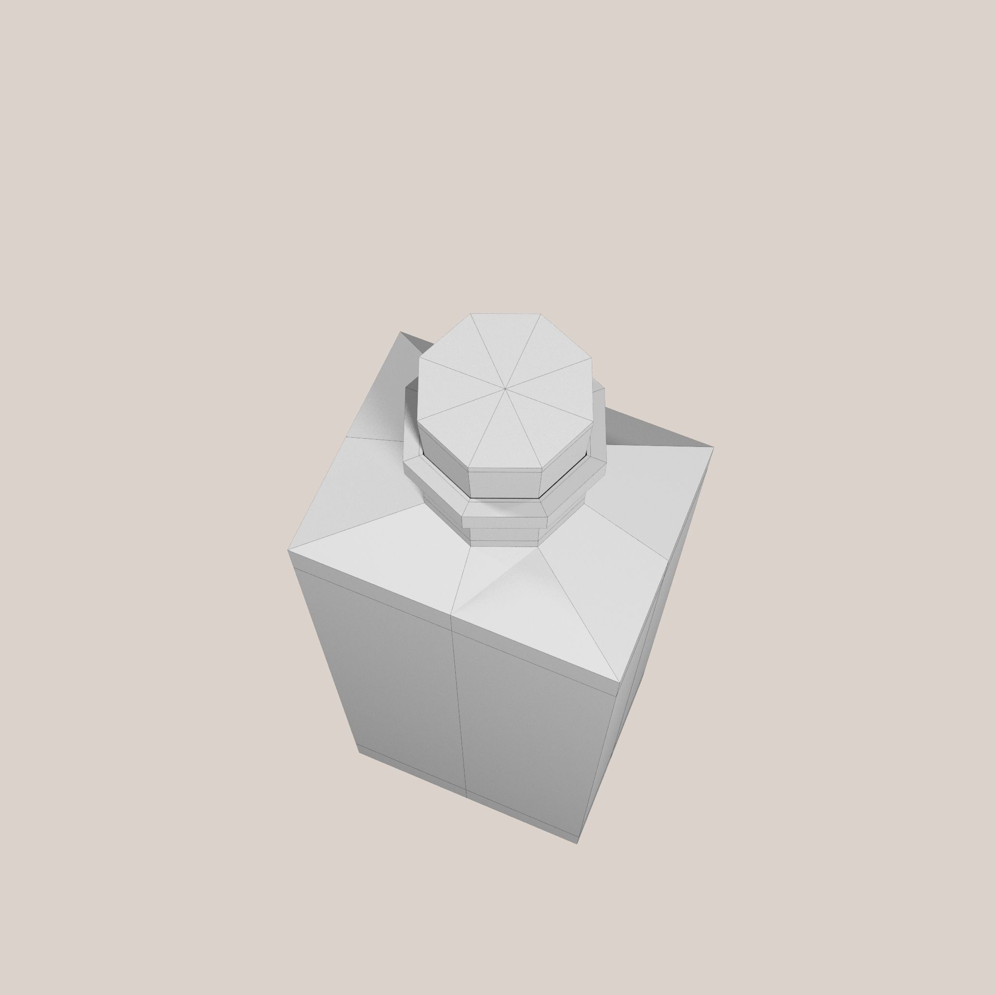 Flasche royalty-free 3d model - Preview no. 8