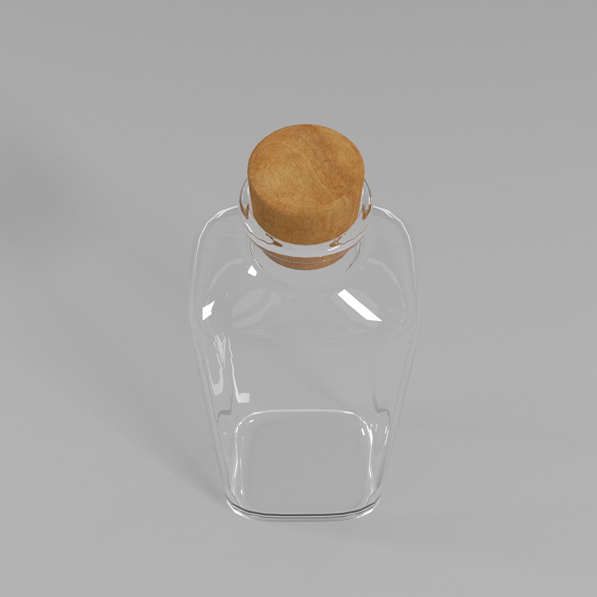 Flasche royalty-free 3d model - Preview no. 3