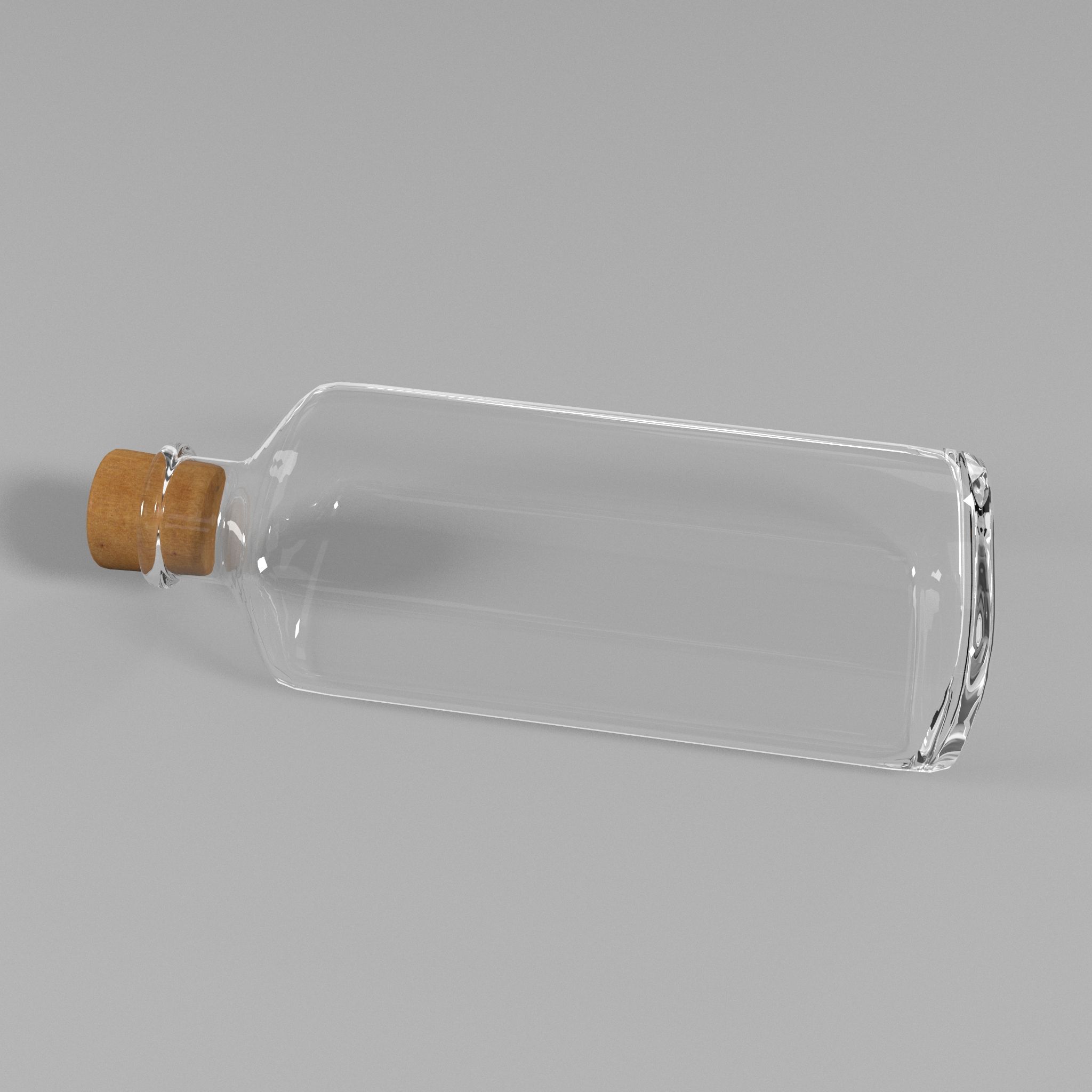 Flasche royalty-free 3d model - Preview no. 2