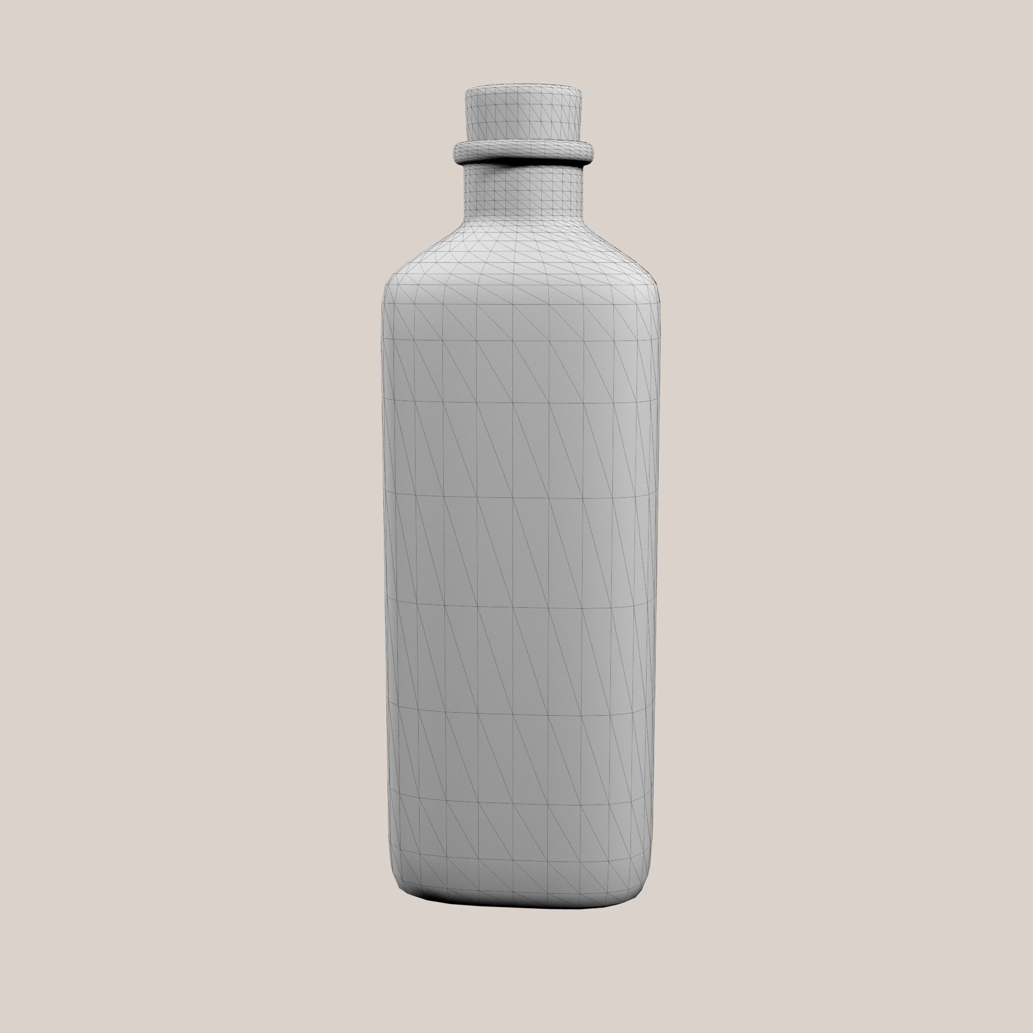 Flasche royalty-free 3d model - Preview no. 4