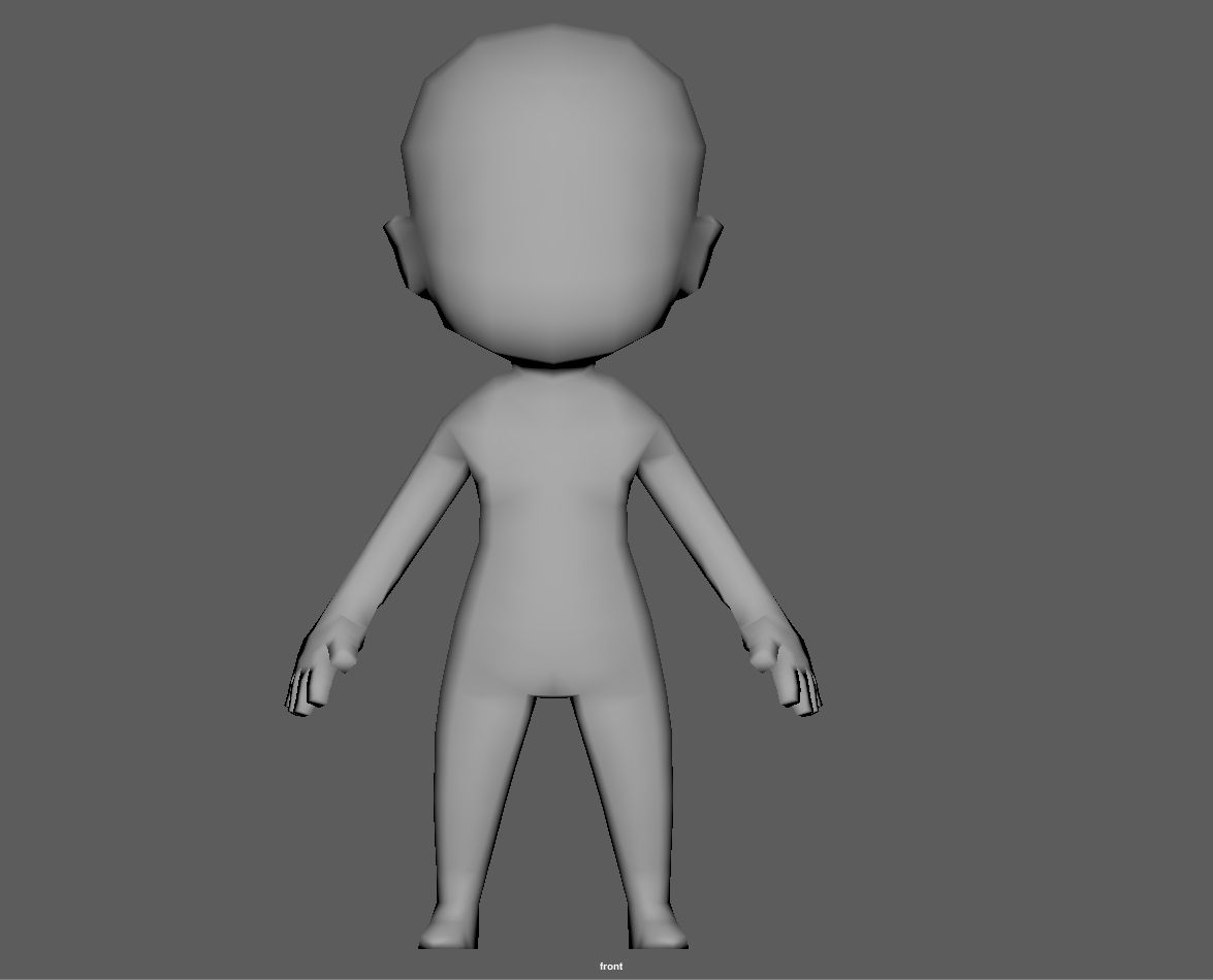 Base chibi 3d model