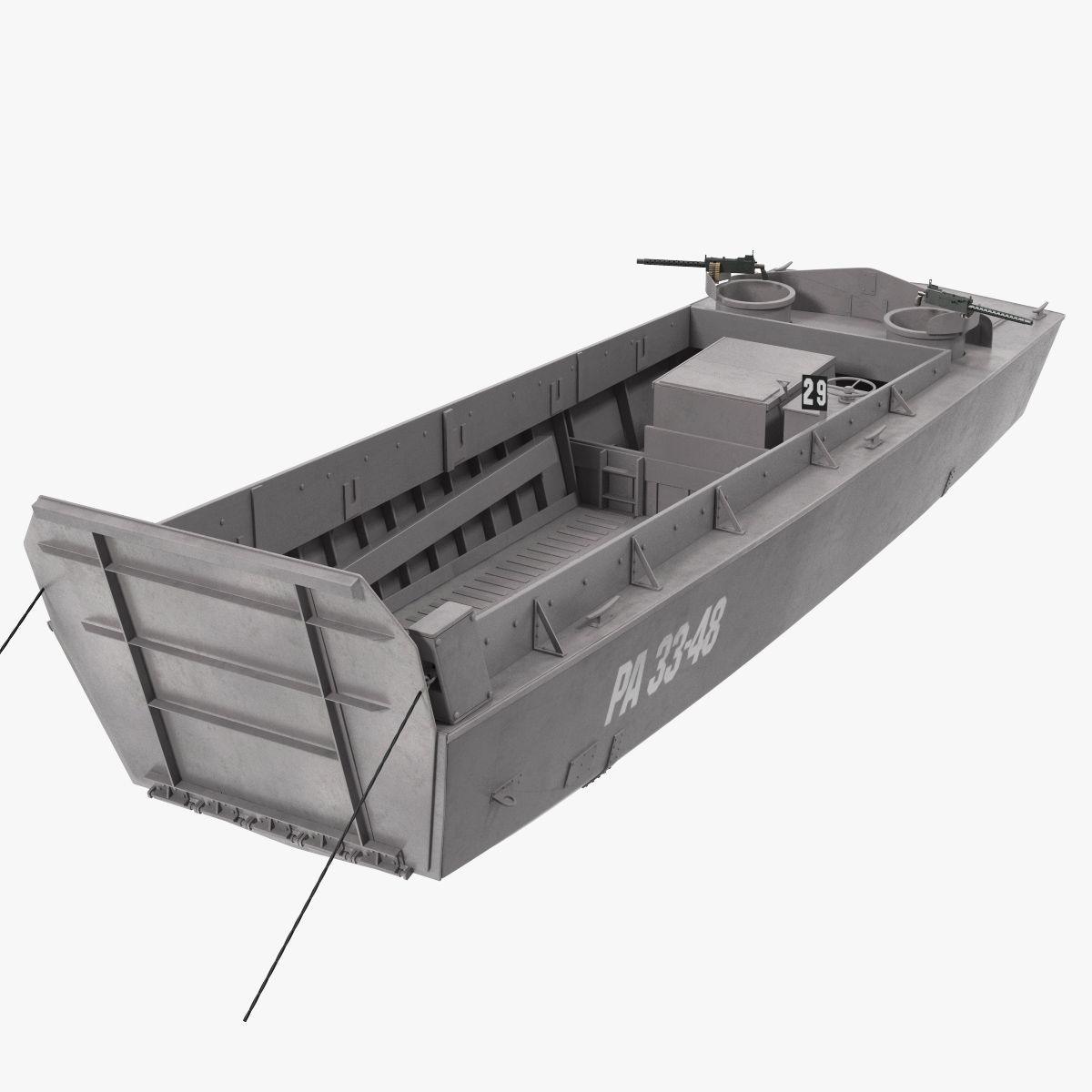 Landing Craft Higgins Boot manipuliert 3d model