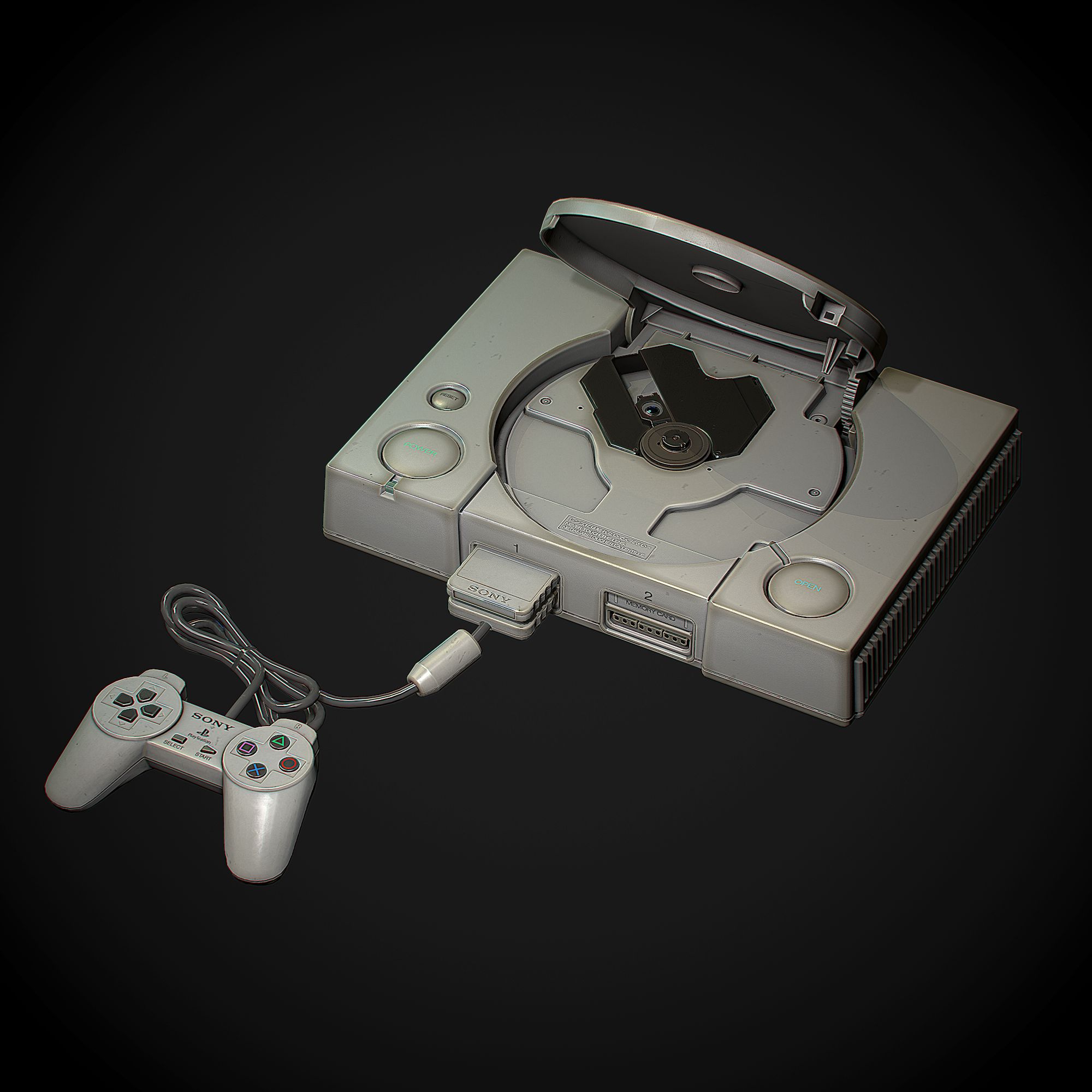 Sony Playstation 3d model