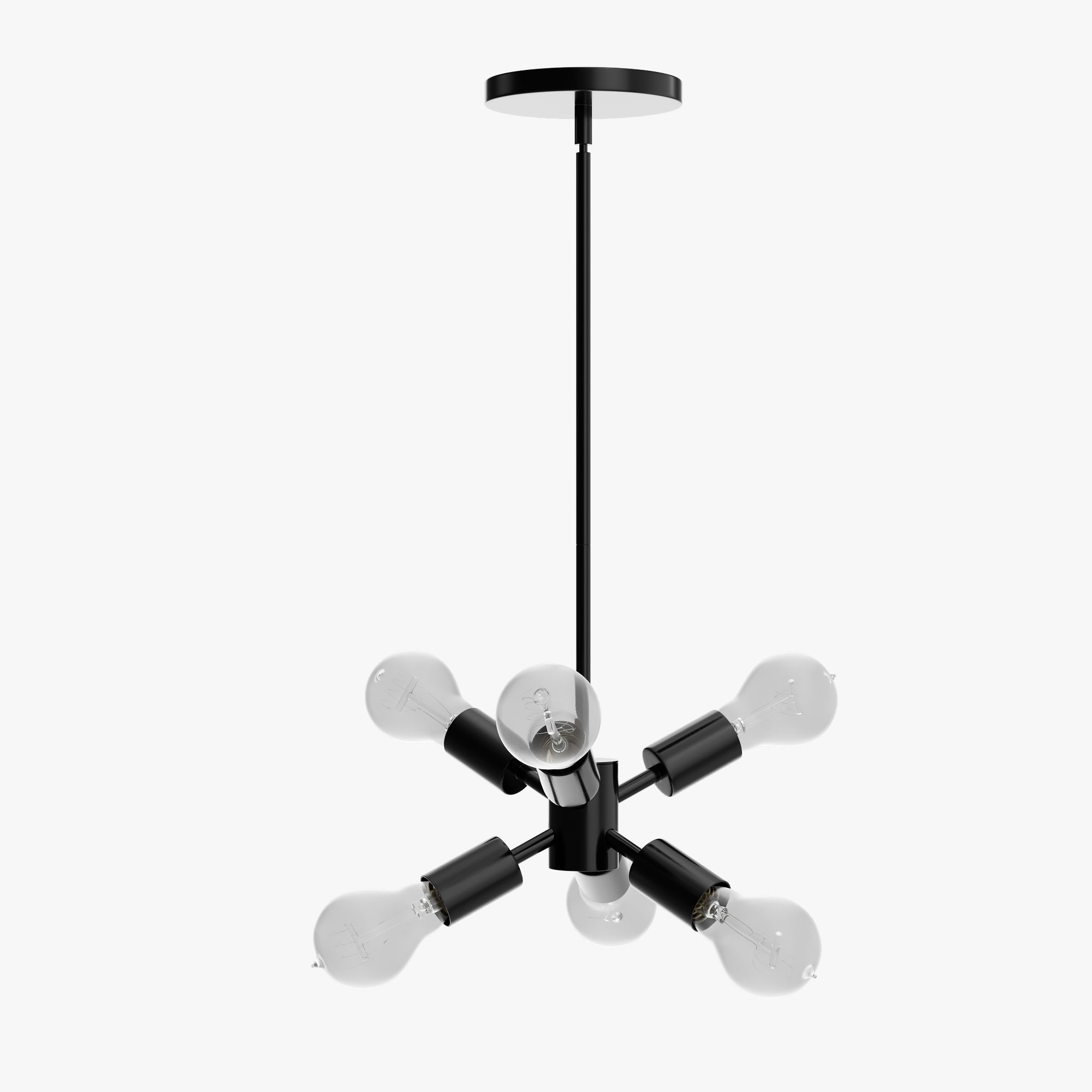 Lampadario mobile a sospensione 3d model