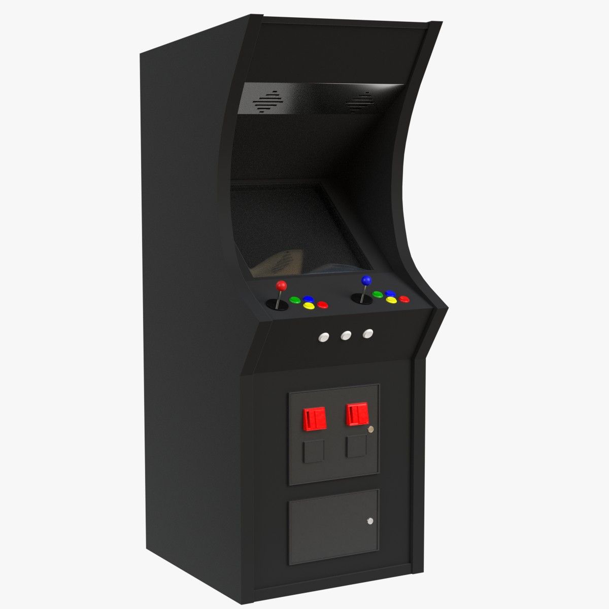 Münz-Arcade 3d model