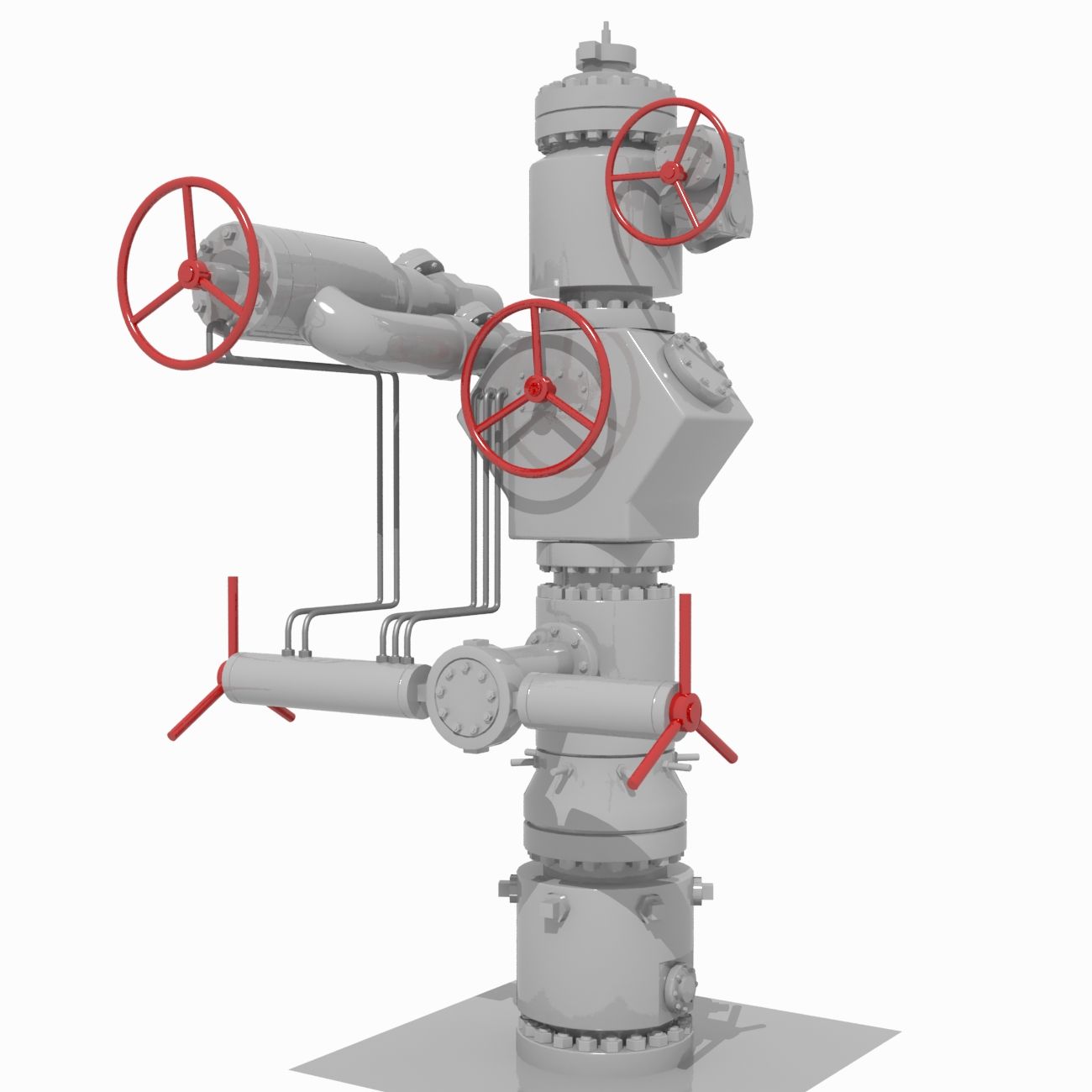 Oil Wellhead 3d model