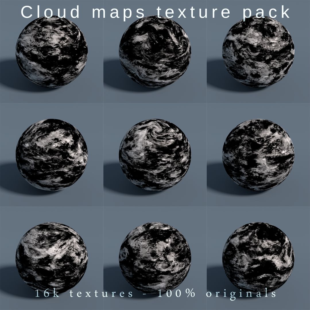 Cloud map pack 3d model