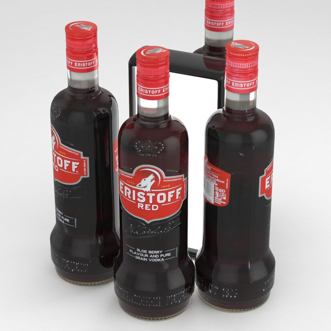 アルコールボトルエリストフレッド700ml 3d model