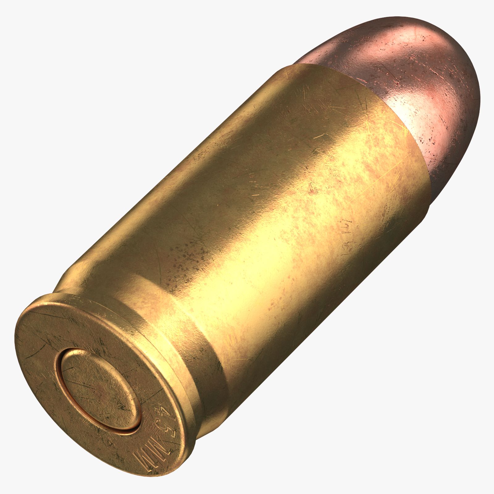 Bullet 45 mm Verlegung 3d model