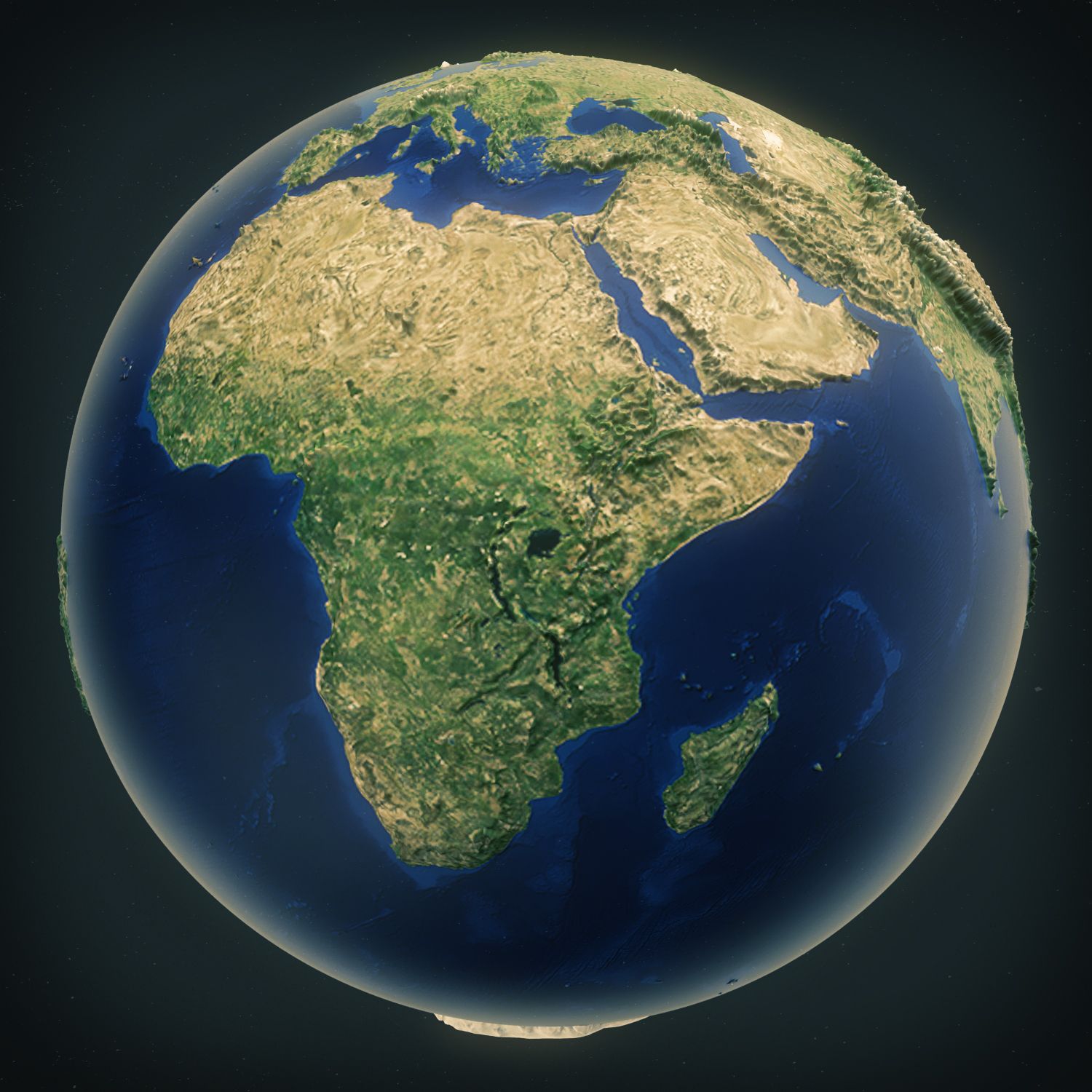 Earth High Poly 3d model