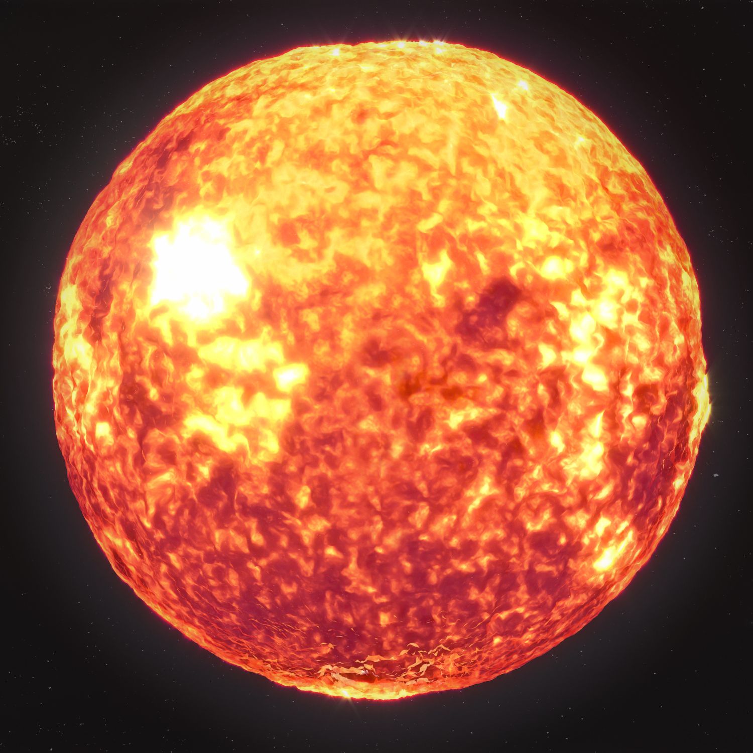 Sun High Poly royalty-free 3d model - Preview no. 2