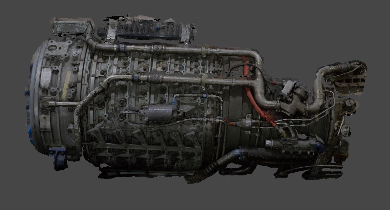 Aircraft Engine Parts 3d model