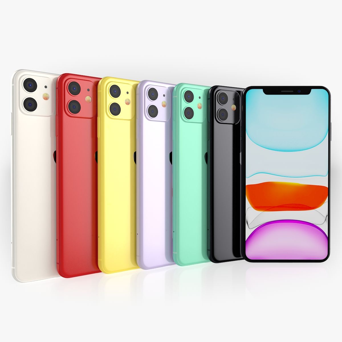 iPhone 11 3d model