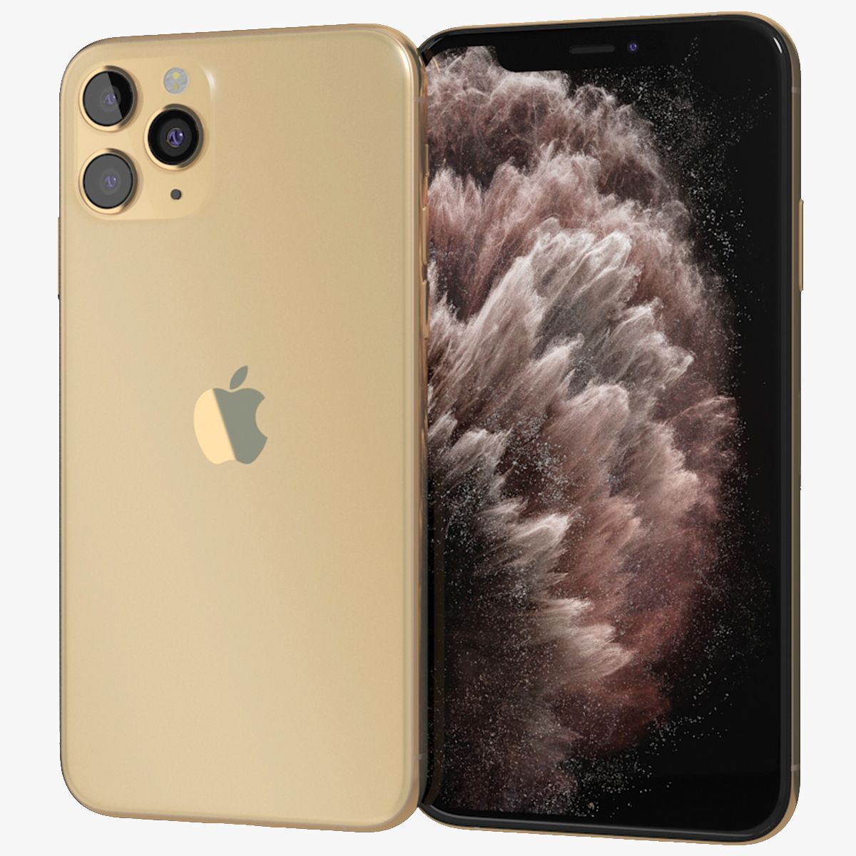 Apple iPhone 11 Proゴールド 3d model