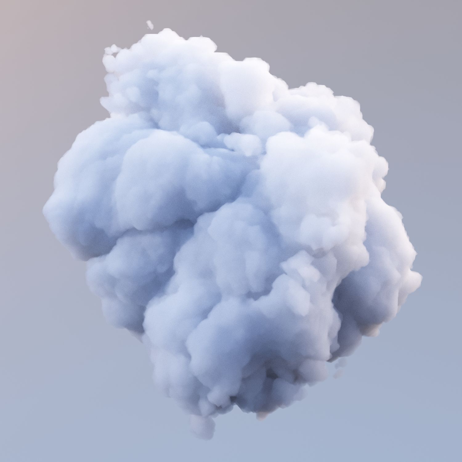 Polygon Cloud 8 royalty-free 3d model - Preview no. 5