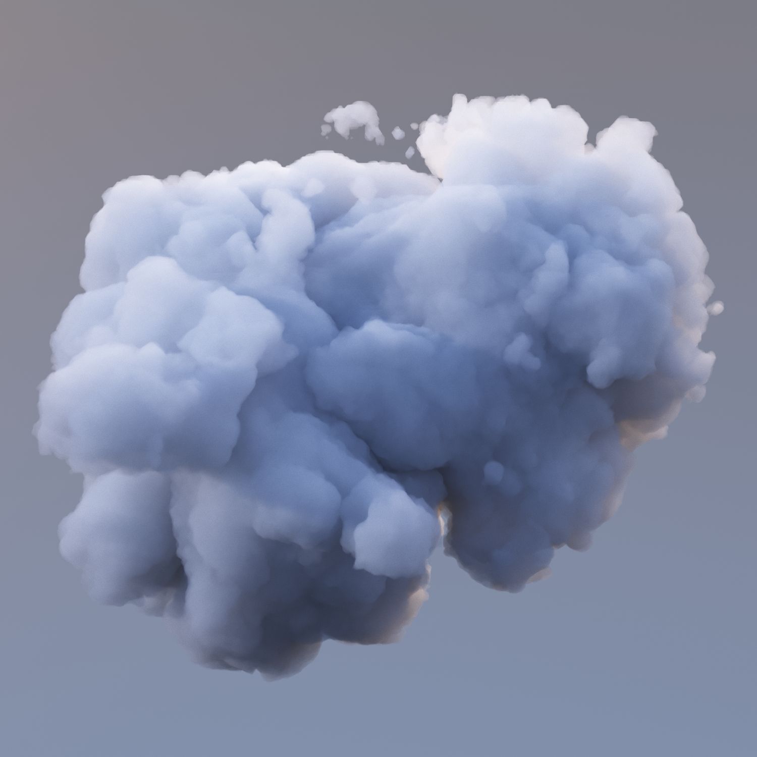 Polygon Cloud 10 royalty-free 3d model - Preview no. 2