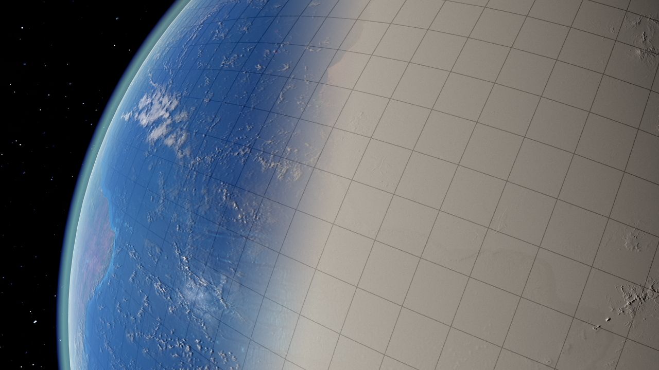 PLANET---EARTH 16K royalty-free 3d model - Preview no. 2