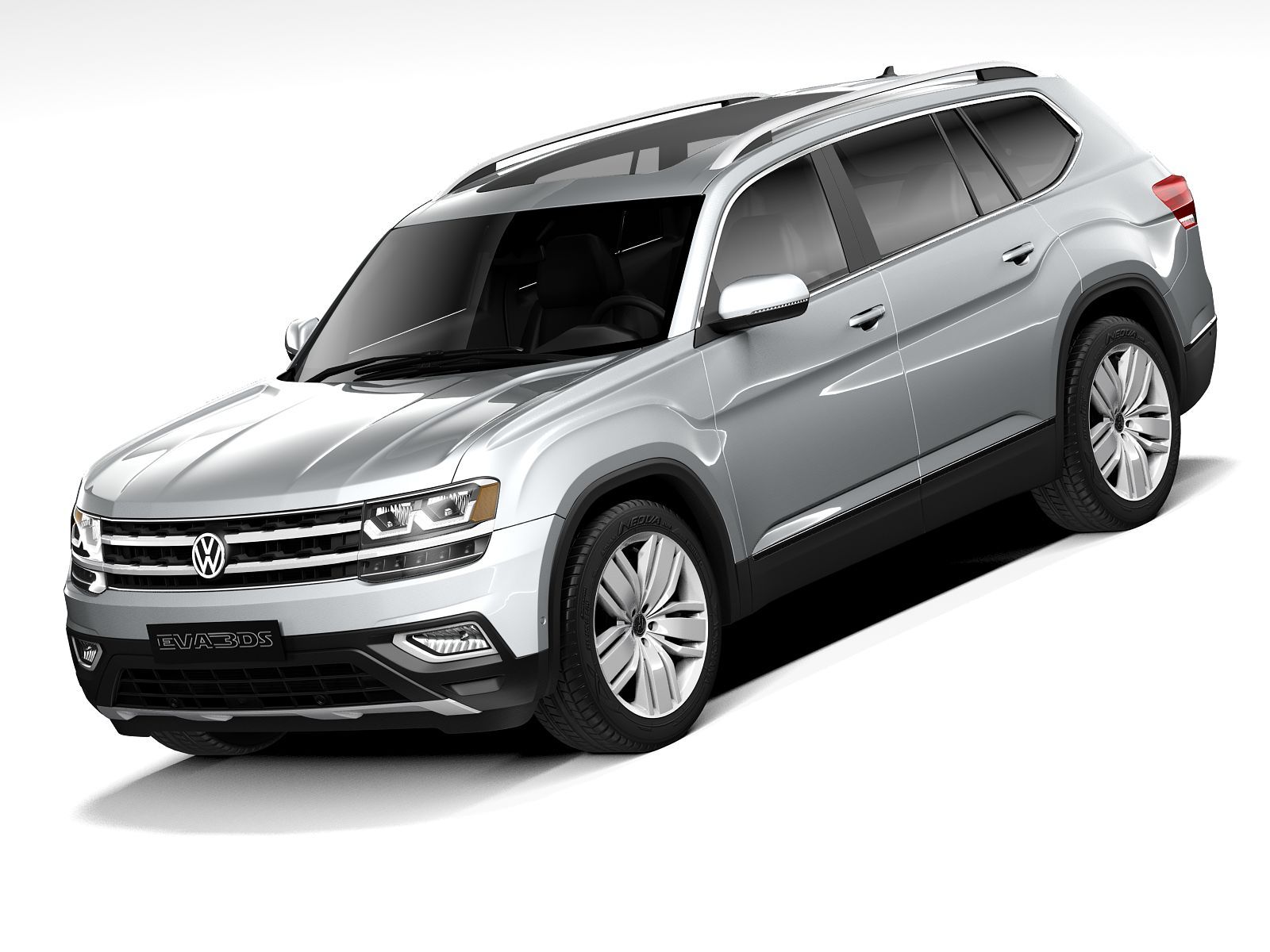 Volkswagen Atlas 2020 3d model