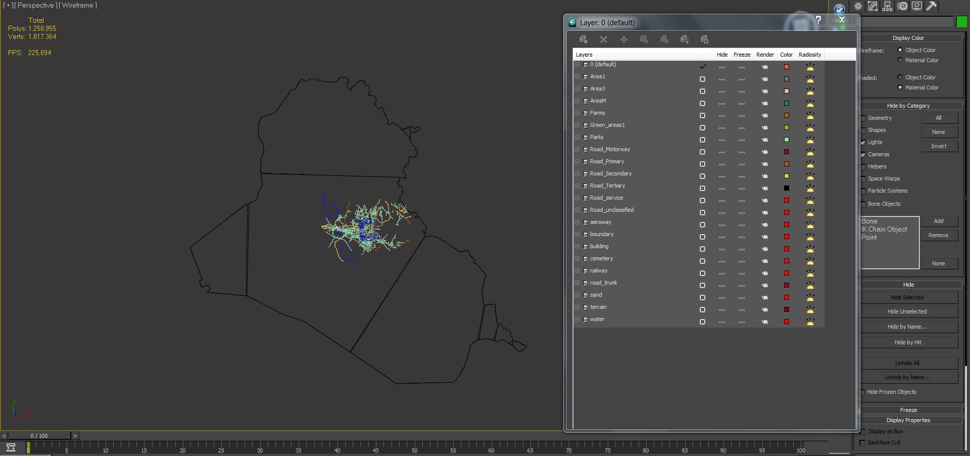 Baghdad Iraq Skyline royalty-free 3d model - Preview no. 13