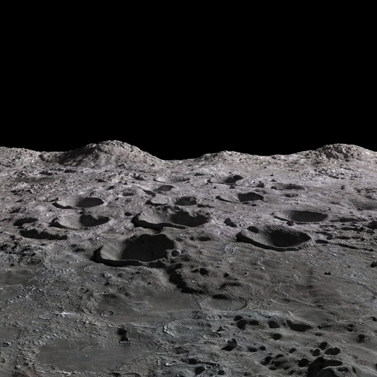 Moon Landscape 3d model