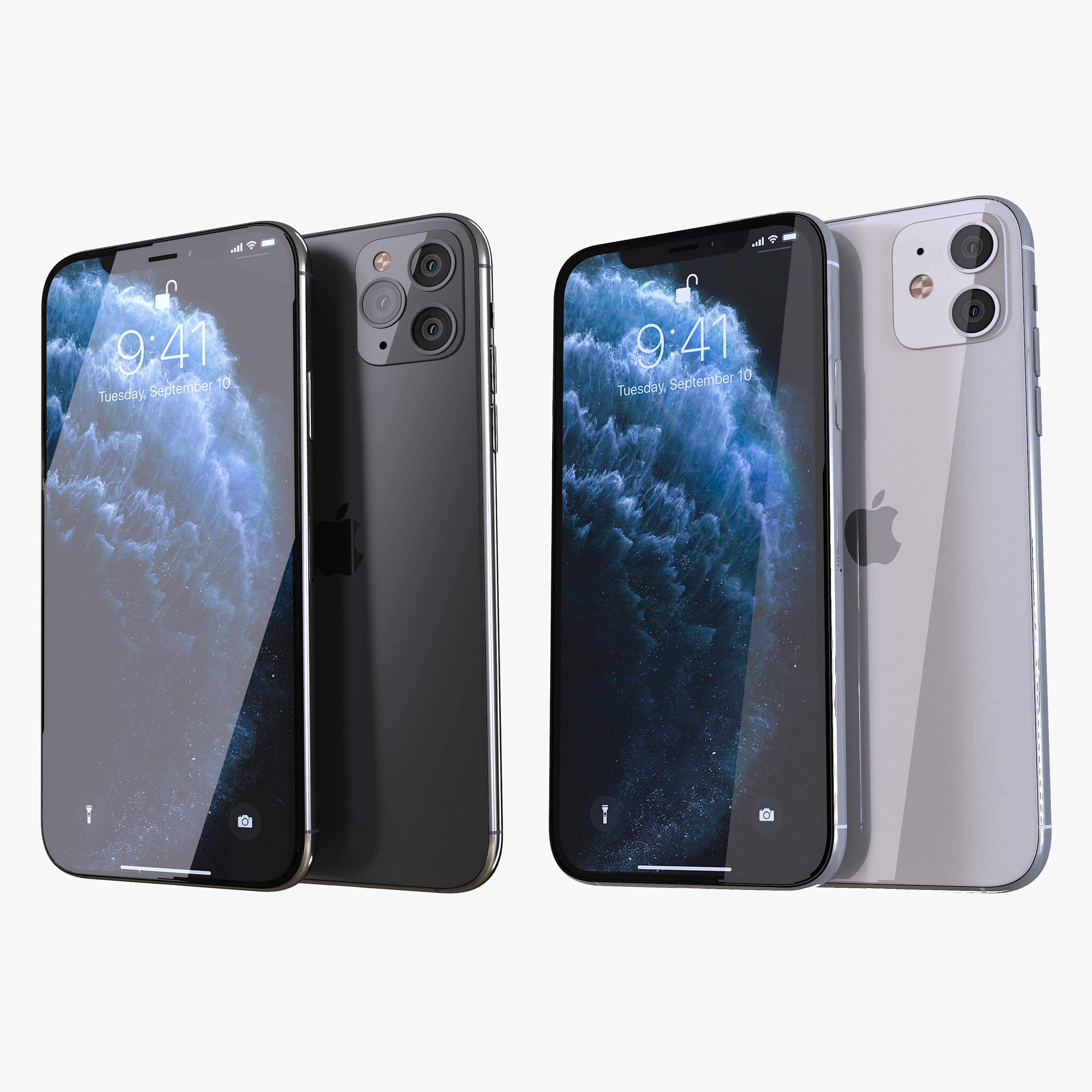 Apple iPhone 11 Pro および iPhone 11 3d model