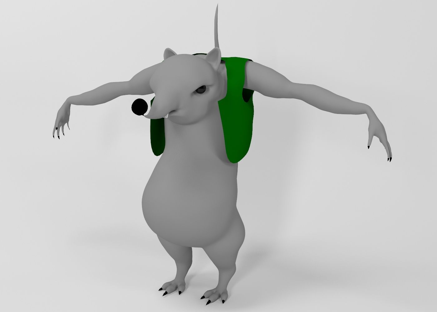 Rat 3d model