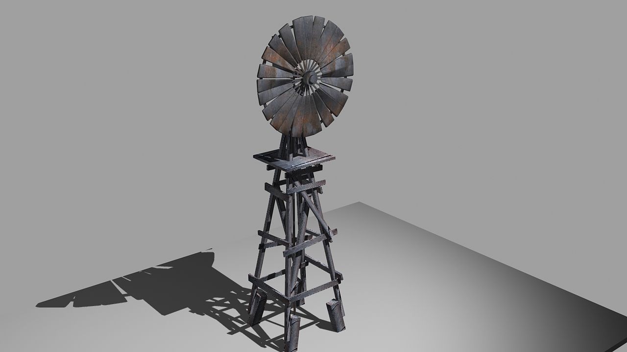 Moulin à vent 3d model