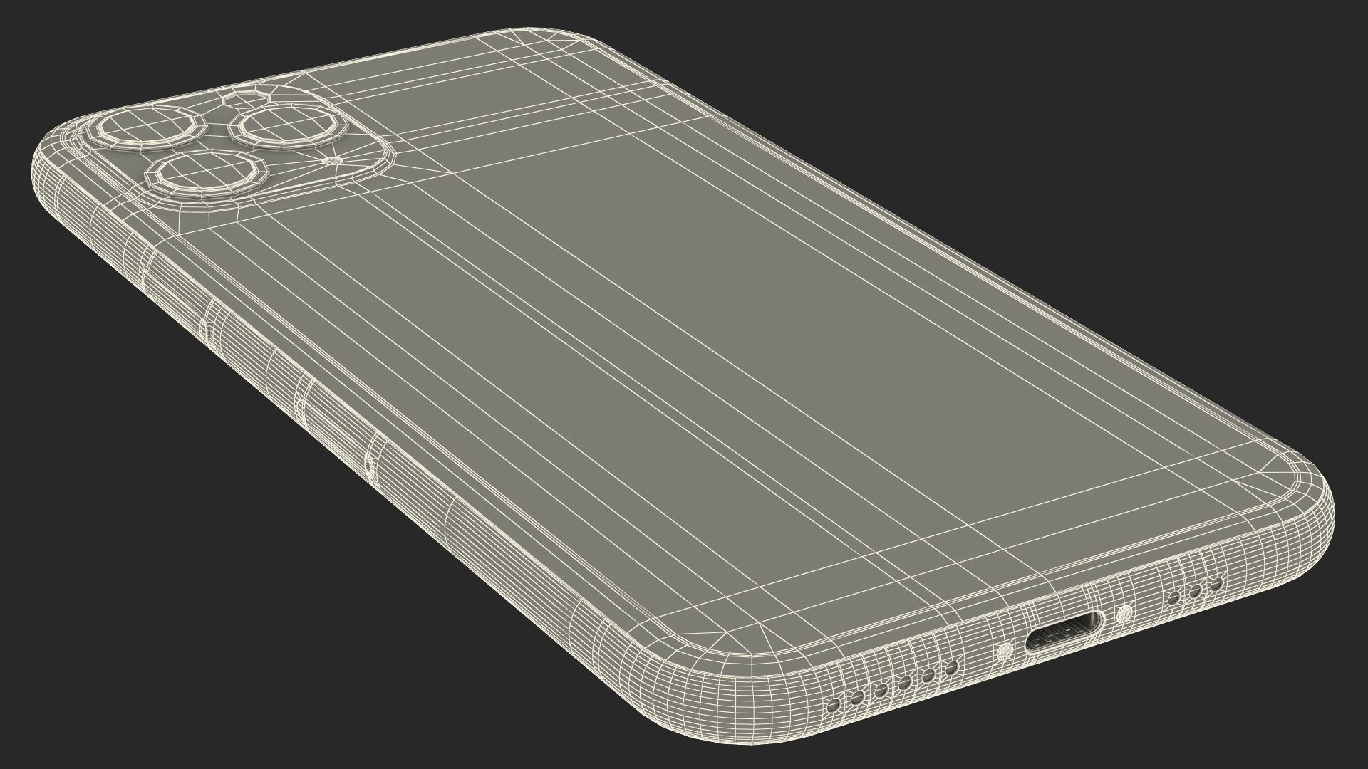 Apple iPhone 11 Proゴールド royalty-free 3d model - Preview no. 40