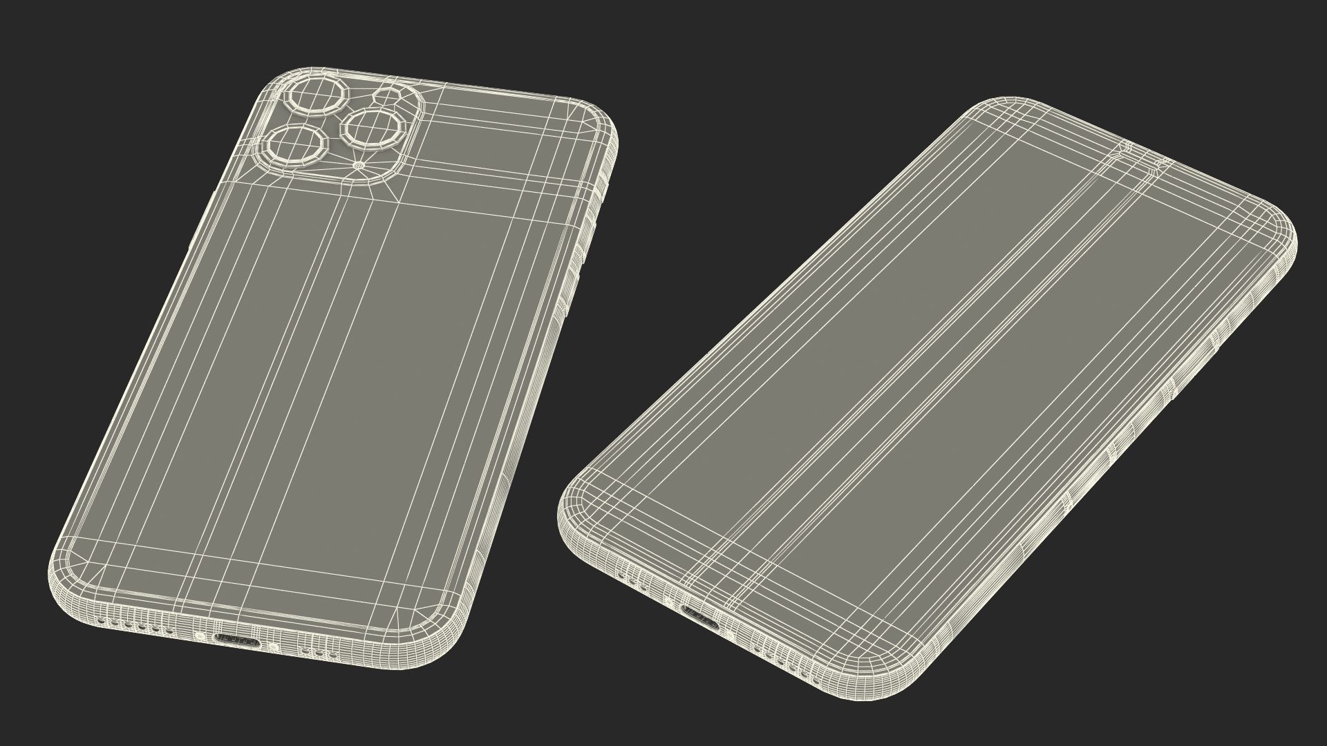 Apple iPhone 11 Proゴールド royalty-free 3d model - Preview no. 39