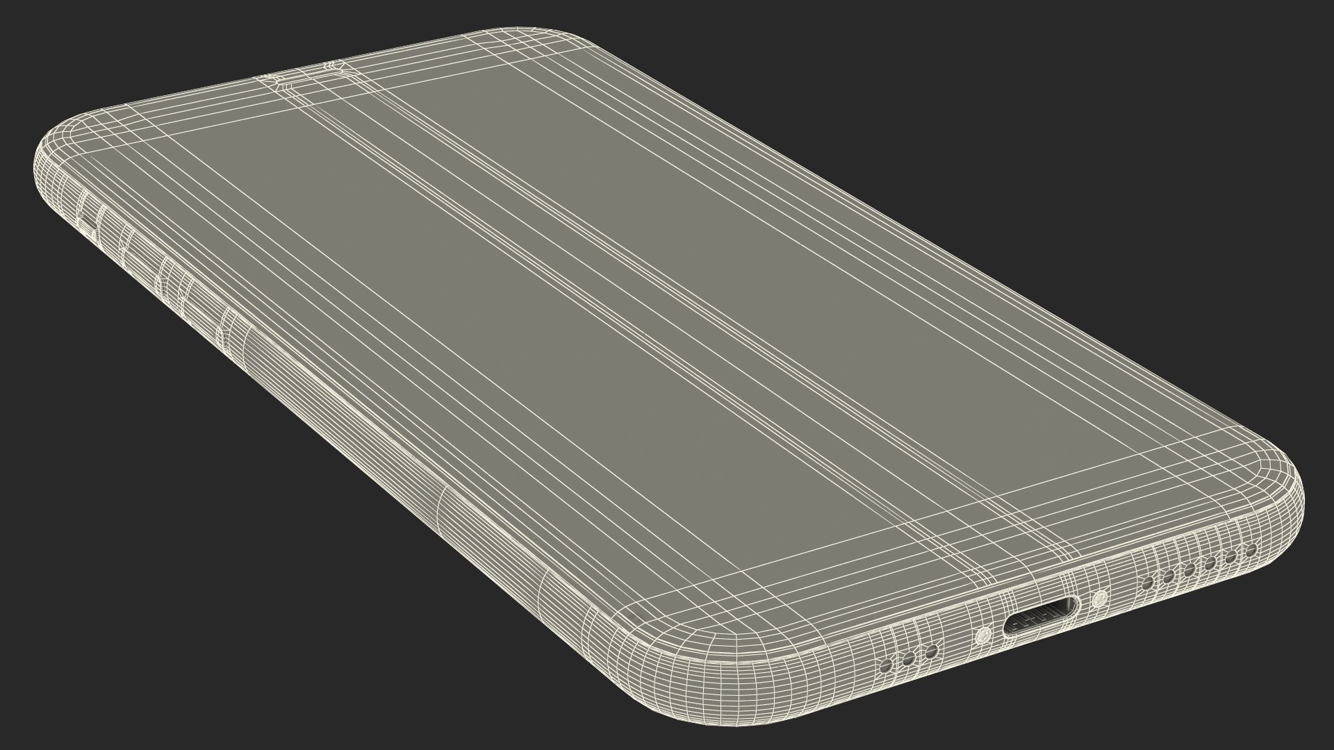 Apple iPhone 11 Proゴールド royalty-free 3d model - Preview no. 41