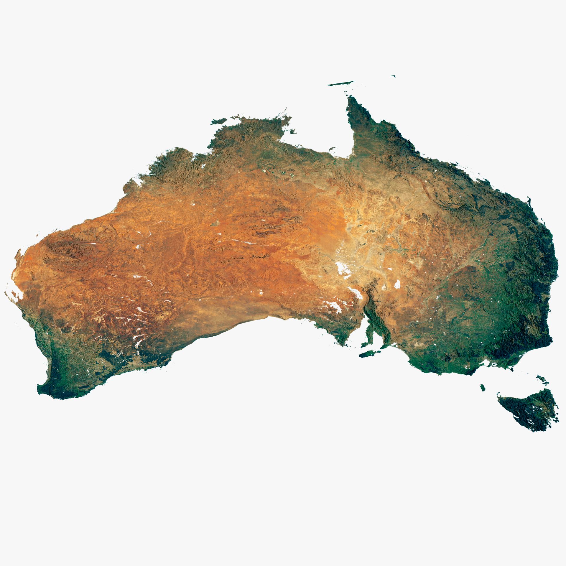 Australia Continent Photorealistic 22K 3d model