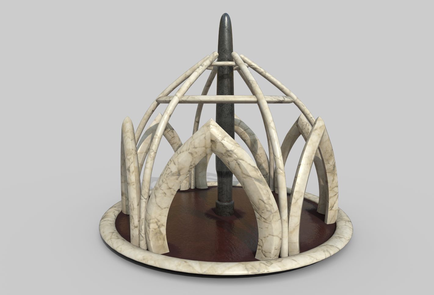 Temple du vent 3d model