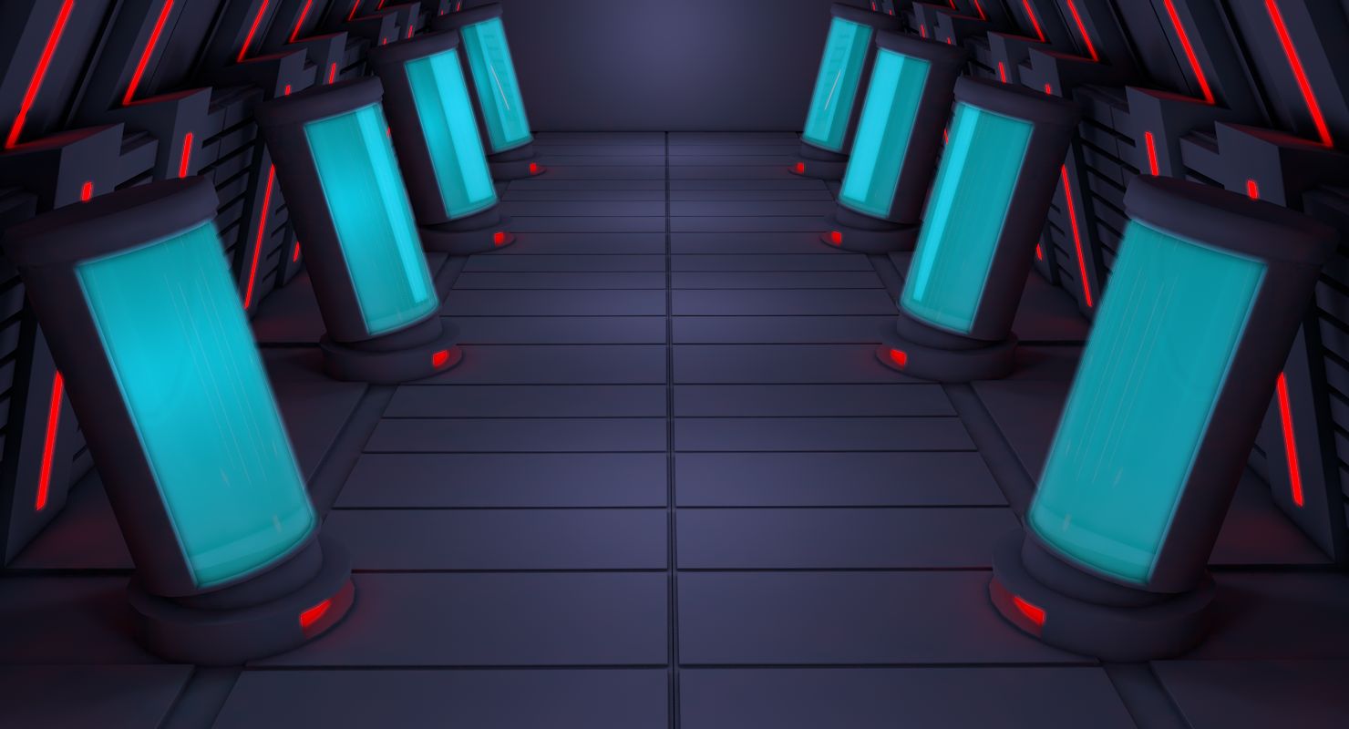 Sci Fi Room 3d model