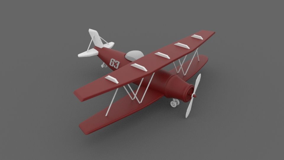 Flugzeug Flugzeug 3d model