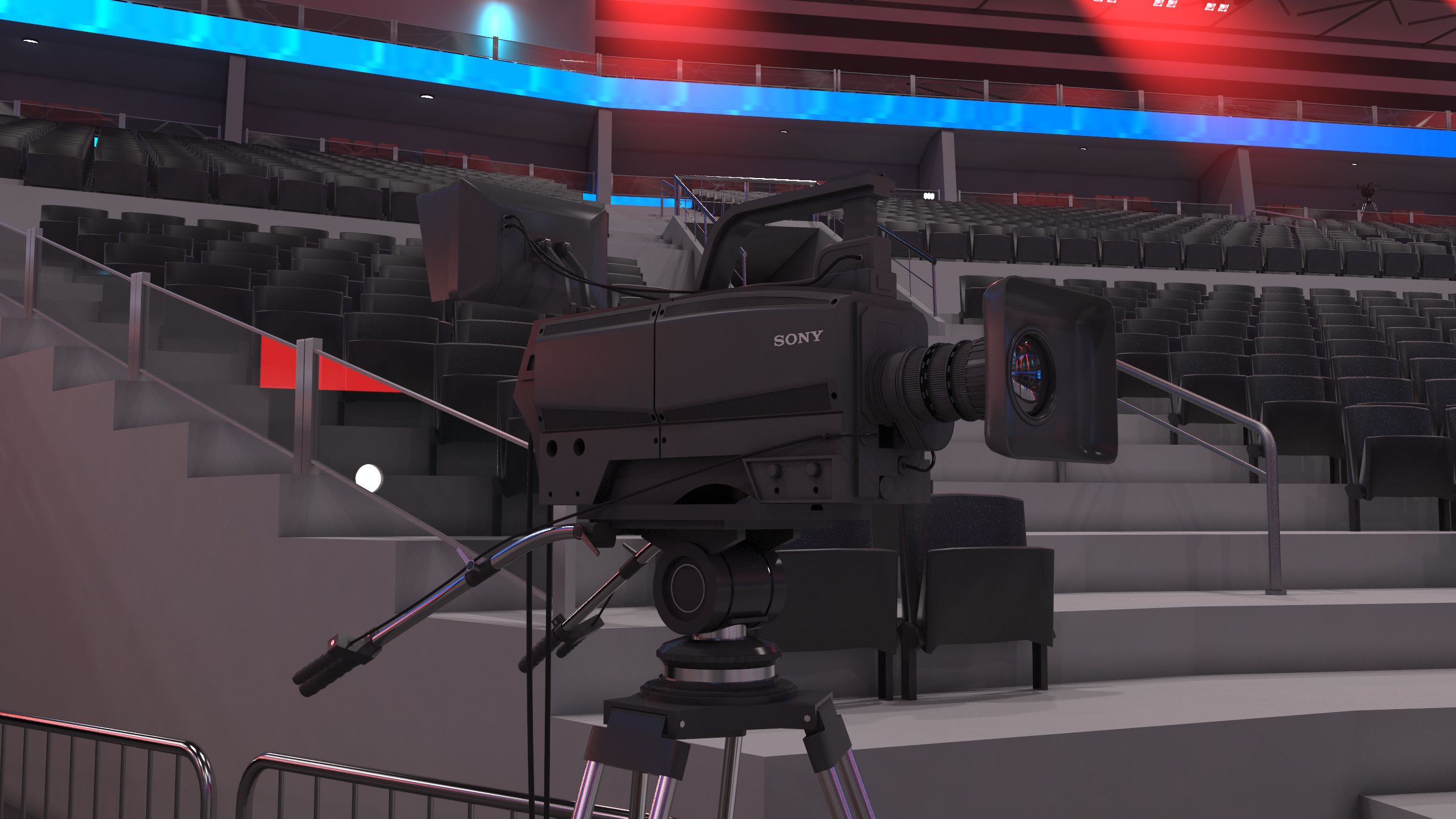 Hockey Arena - High detail royalty-free 3d model - Preview no. 11