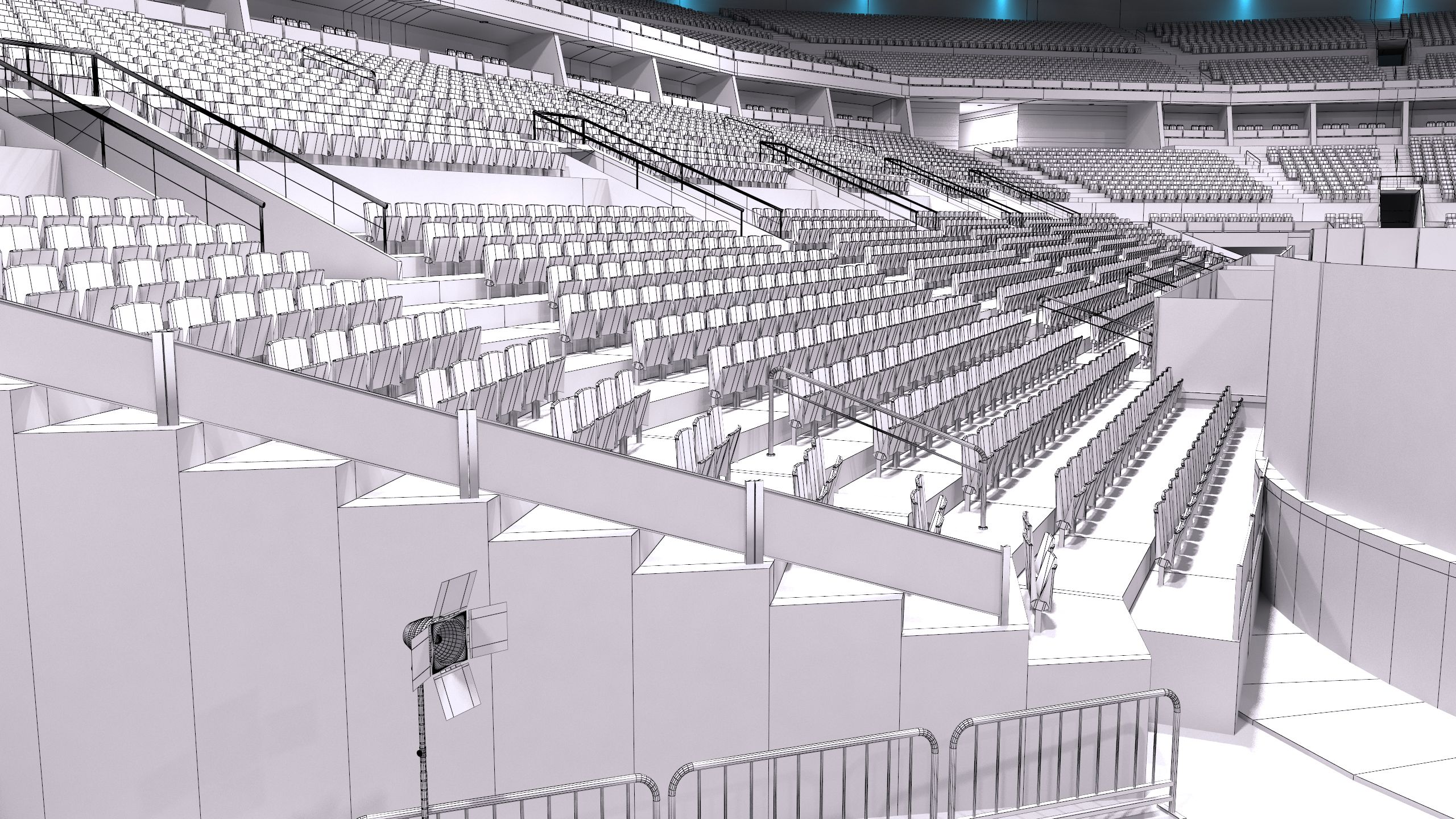 Hockey Arena - High detail royalty-free 3d model - Preview no. 28