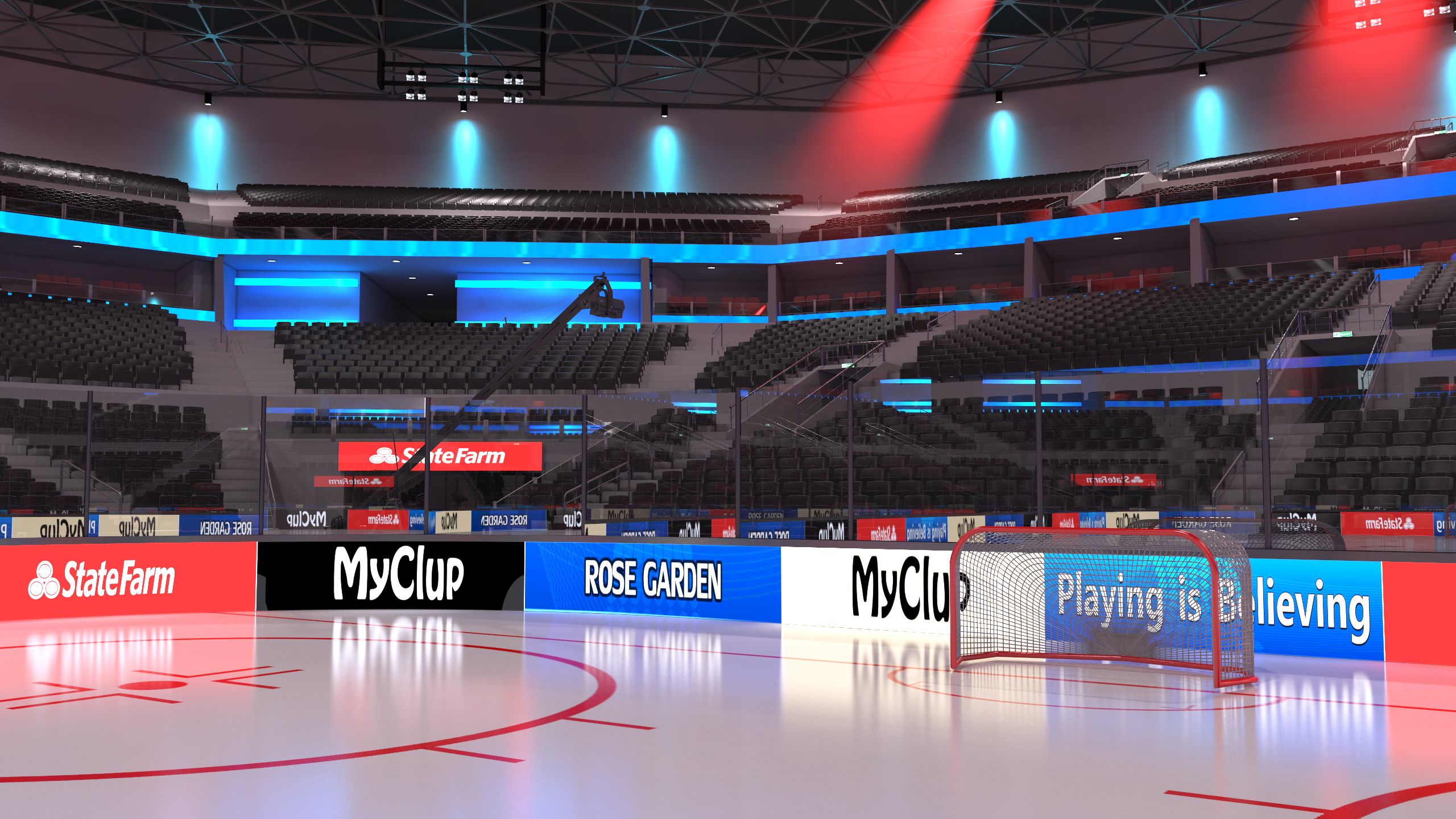 Hockey Arena - High detail royalty-free 3d model - Preview no. 12