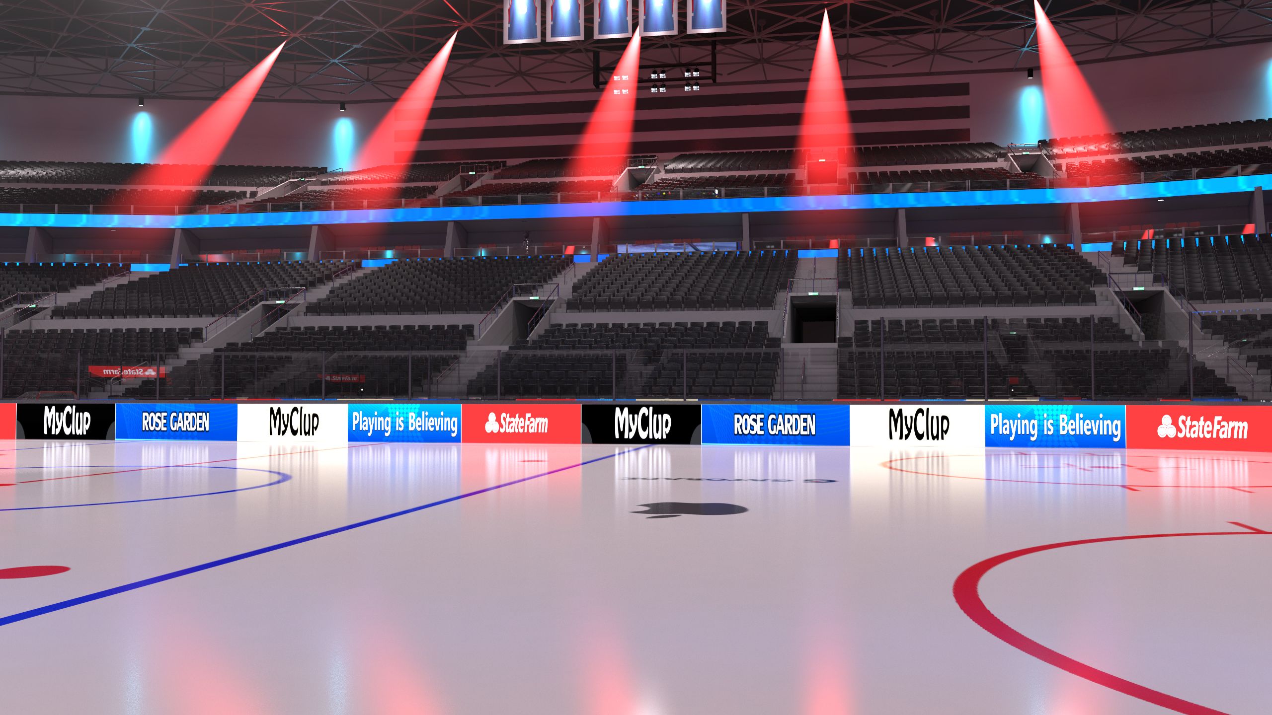 Hockey Arena - High detail royalty-free 3d model - Preview no. 17