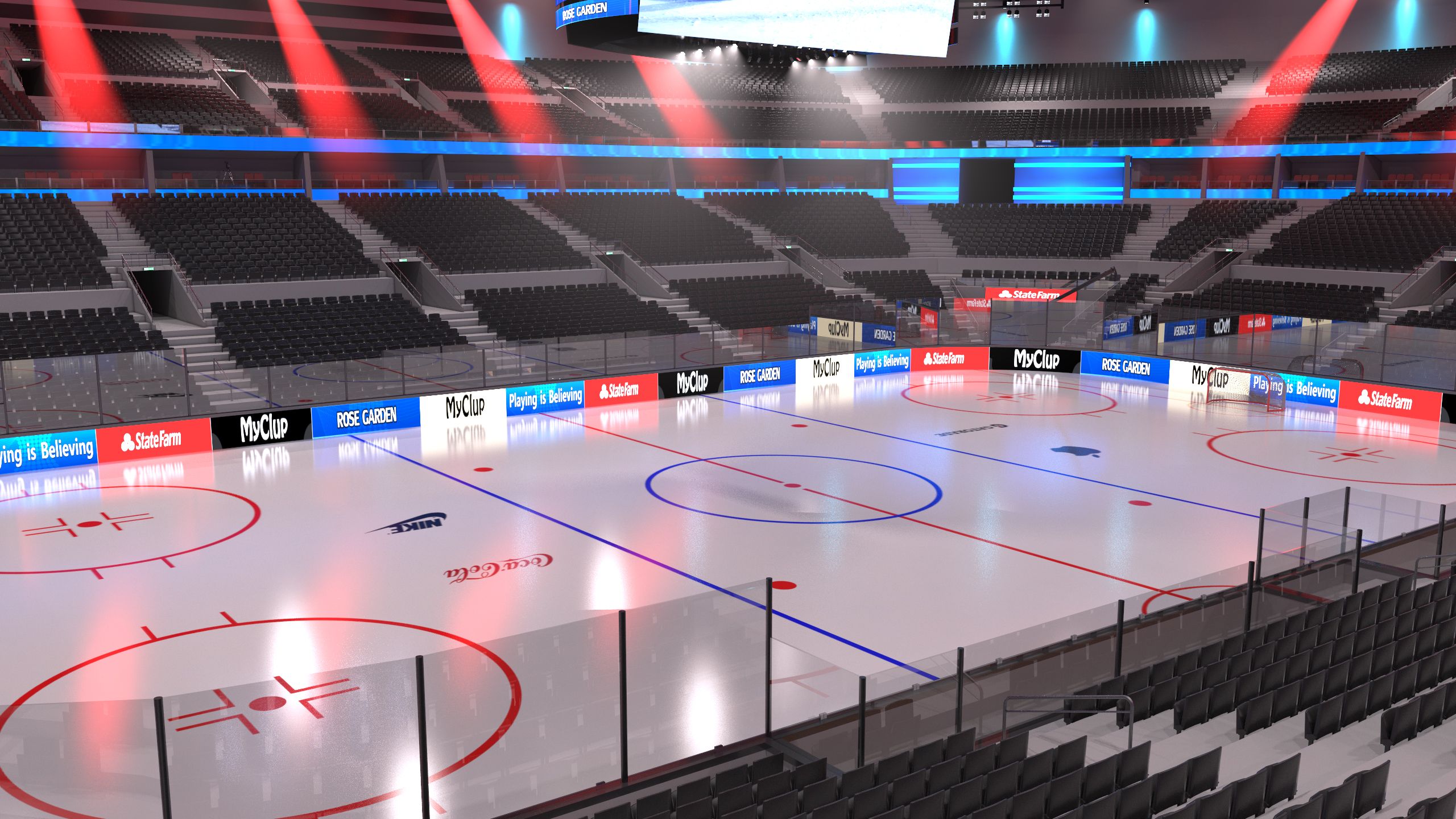 Hockey Arena - High detail royalty-free 3d model - Preview no. 16