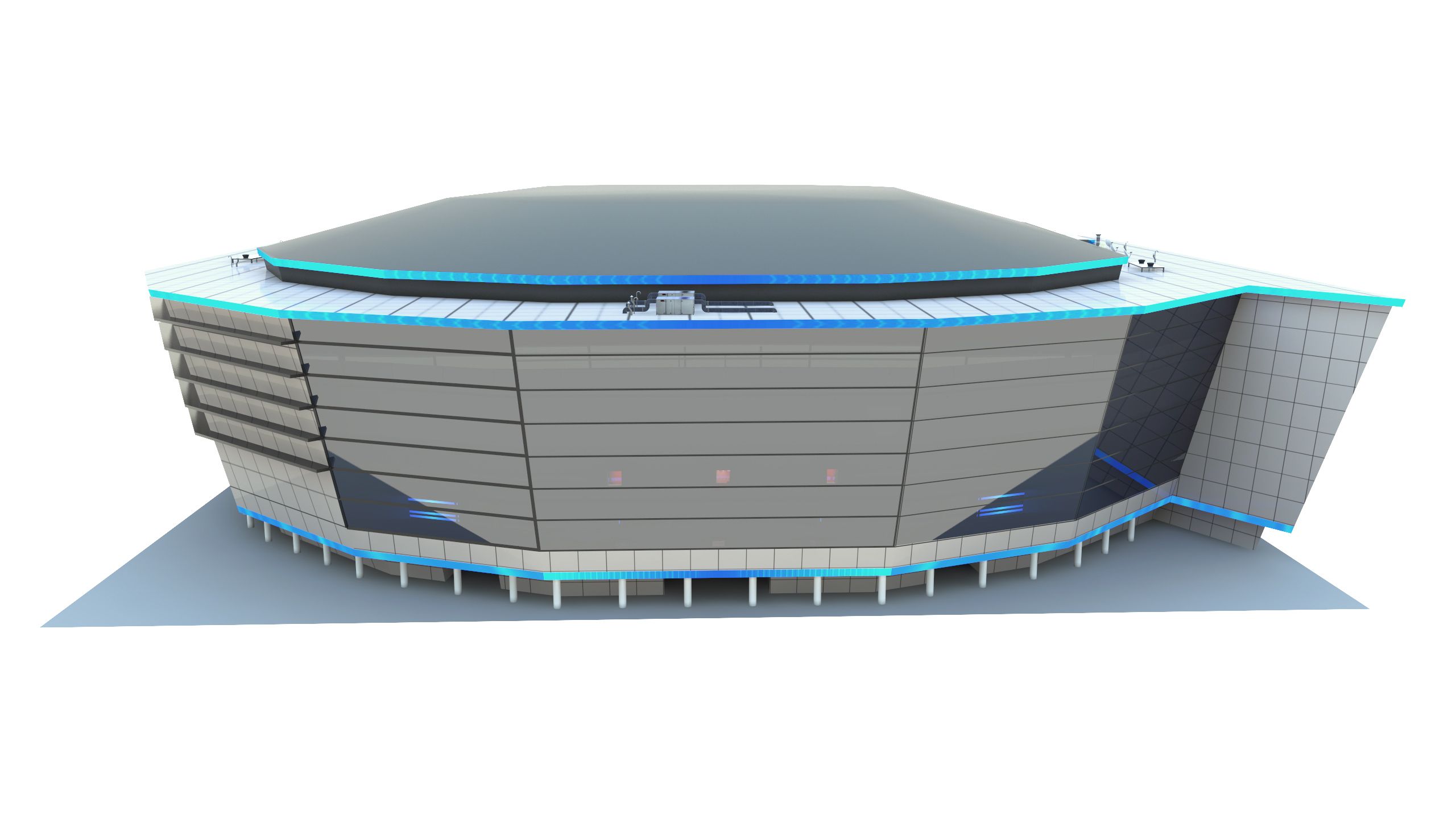 Hockey Arena - High detail royalty-free 3d model - Preview no. 22