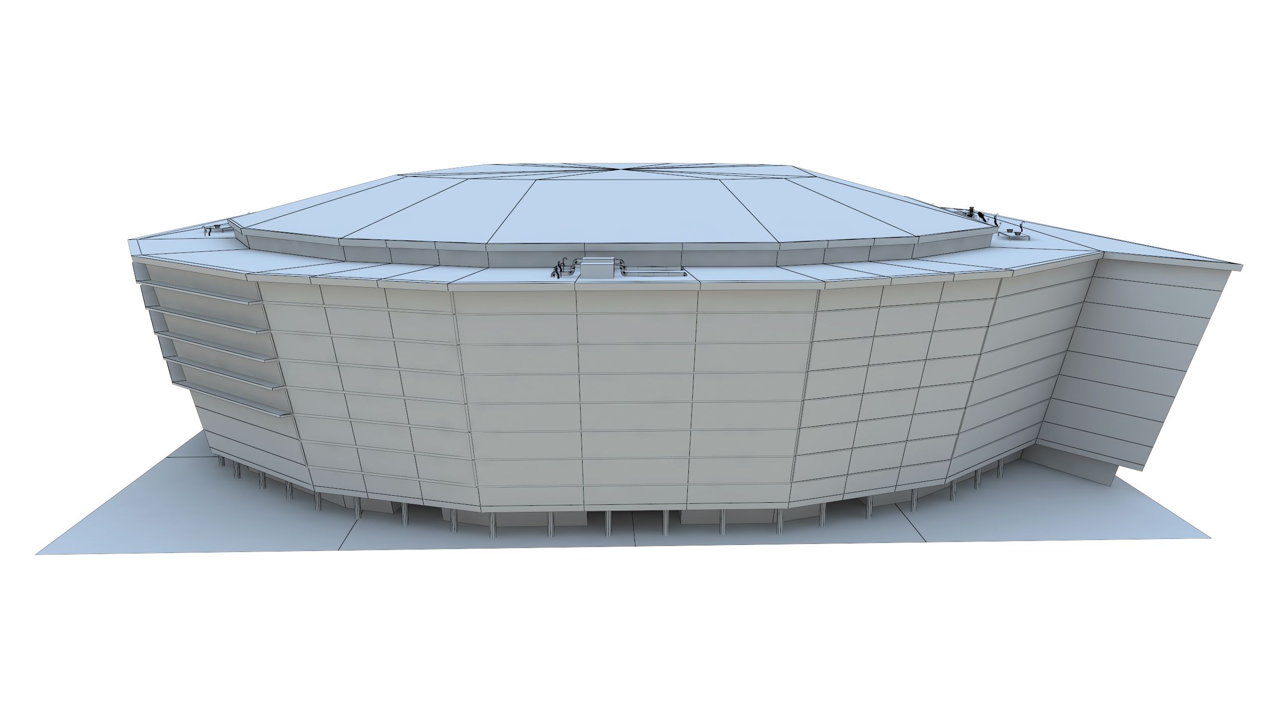 Hockey Arena - High detail royalty-free 3d model - Preview no. 25