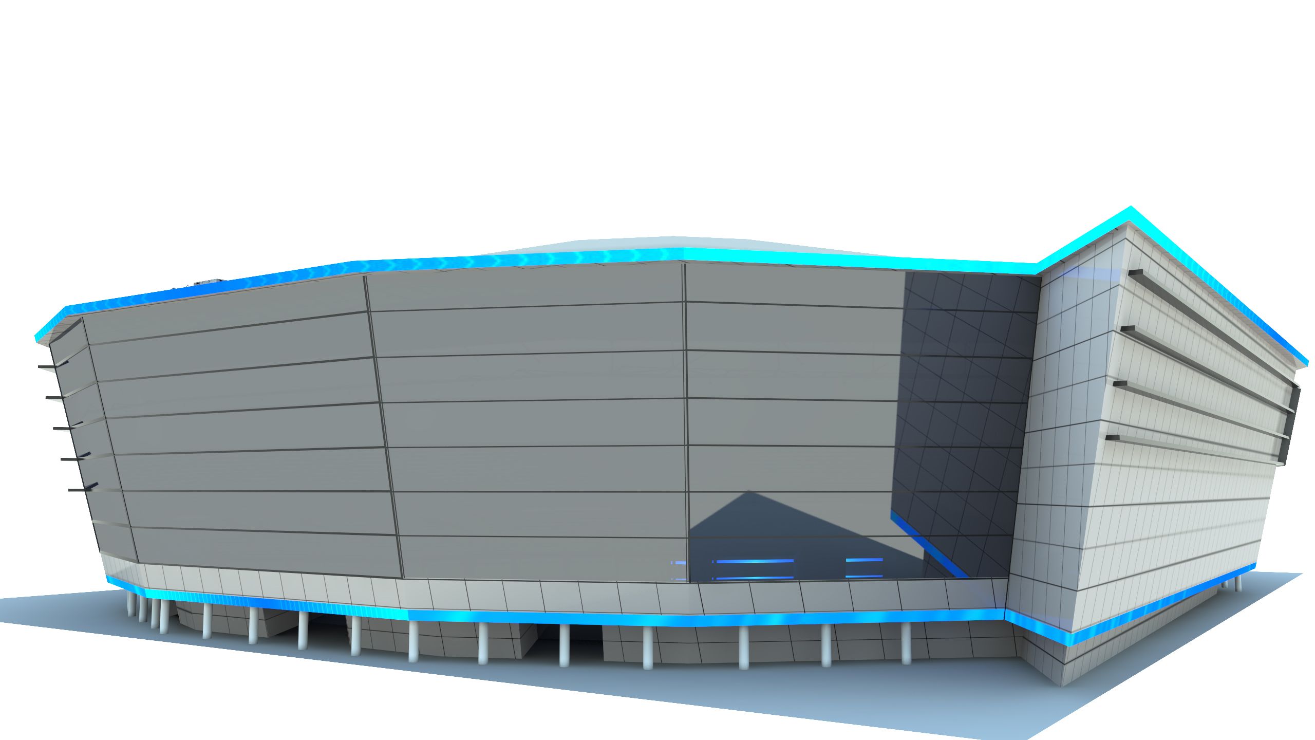 Hockey Arena - High detail royalty-free 3d model - Preview no. 24