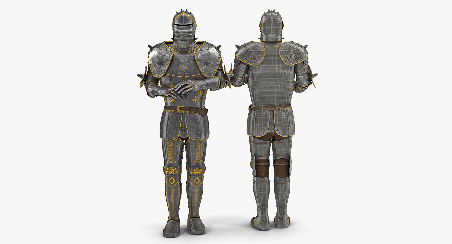 Medieval Knight Plates Armor Collection 2 3D Model $239 - .3ds .c4d ...