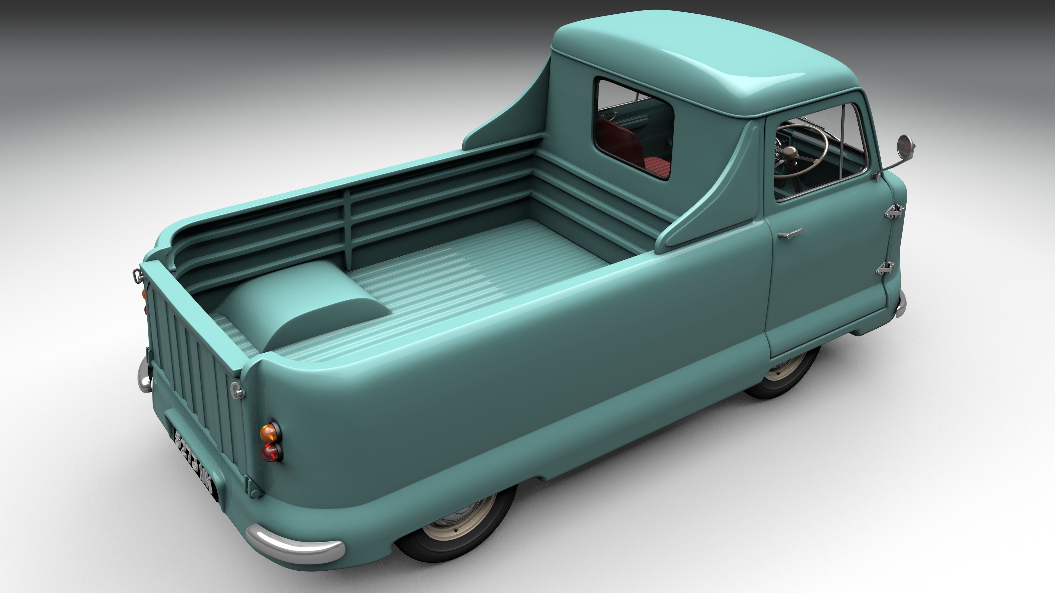 Standard Atlas Pickup 1958 royalty-free 3d model - Preview no. 3