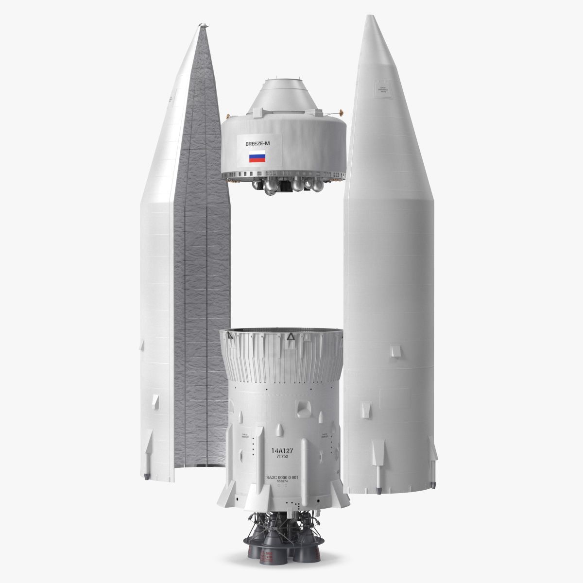 LV Angara Breeze M Upper Stage 3d model